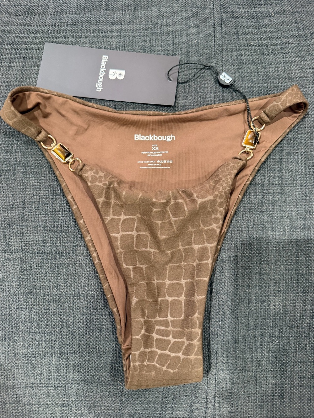 Blackbough Swim Hazel Cheeky Bottom - Brown Croc